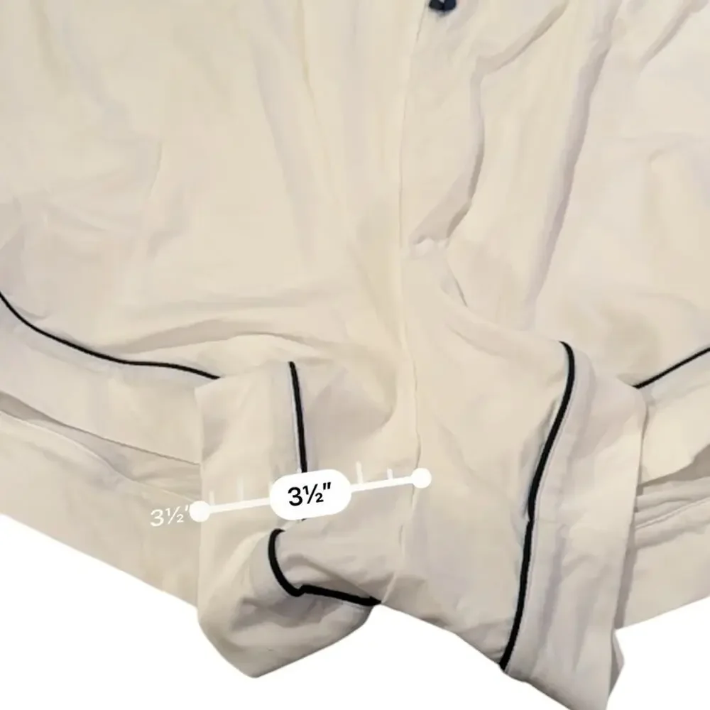 J.‎ Crew White & Navy Blue Pajama Pull-On Shorts Sz 3X
